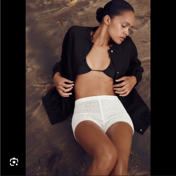 Zara long patch bomber jacket - Picture 5 of 8